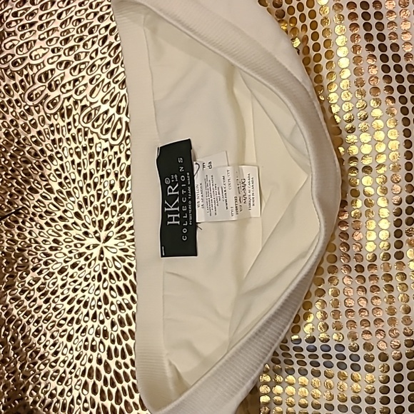 HKR Collection Metallic Gold Polka Dot Tank/Tube/Tunic Top Size: M - Picture 9 of 9